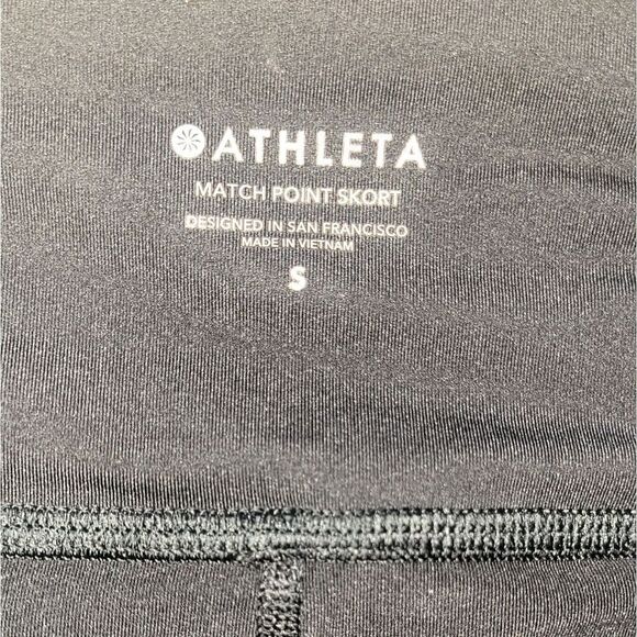 Athleta Match Point Skort Tennis Golf Athetic Skirt Black Camo S - Picture 10 of 11